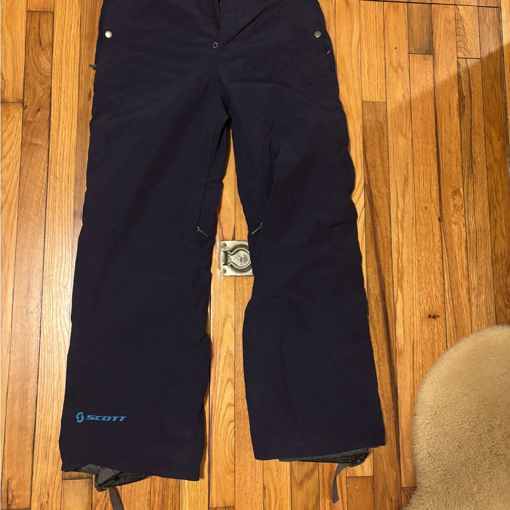 Scott Men’s Outerwear Ski/Snowboard Pants Navy Blue Waterproof Insulated